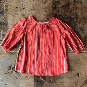 Ace & Jig Goldie Blouse in Rhumba Size Medium